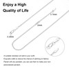 Silver Necklace for Women Men 2mm Rope Chain 925 Sterling