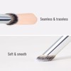 Erinde Angled Concealer Makeup Brush Under Eye, Slanted Oval Top