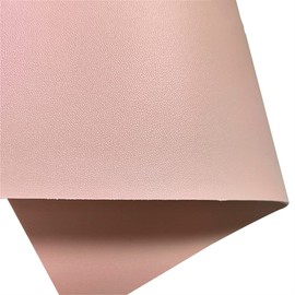 XHT Premium Double Sided Faux Leather 1.7mm Thick Plain PU Leather Roll for Key Chain Belt Jewelry Making Pink