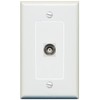 RiteAV BNC Wall Plate Decorative [Gray]