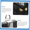 SHINEOFI 1 Set Quartz Clock Movement Kit Mute Mechanism for
