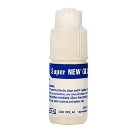 Super New Glue by EuroTool - 3 Gram Bottles ( 5 PK )