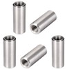 MroMax M8x30mm Round Connector Nuts, 304 Stainless Steel Threaded Sleeve