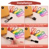TIXIPEM Zipper Pull Replacement [6PCS] - Extender Woven Rope Zipper