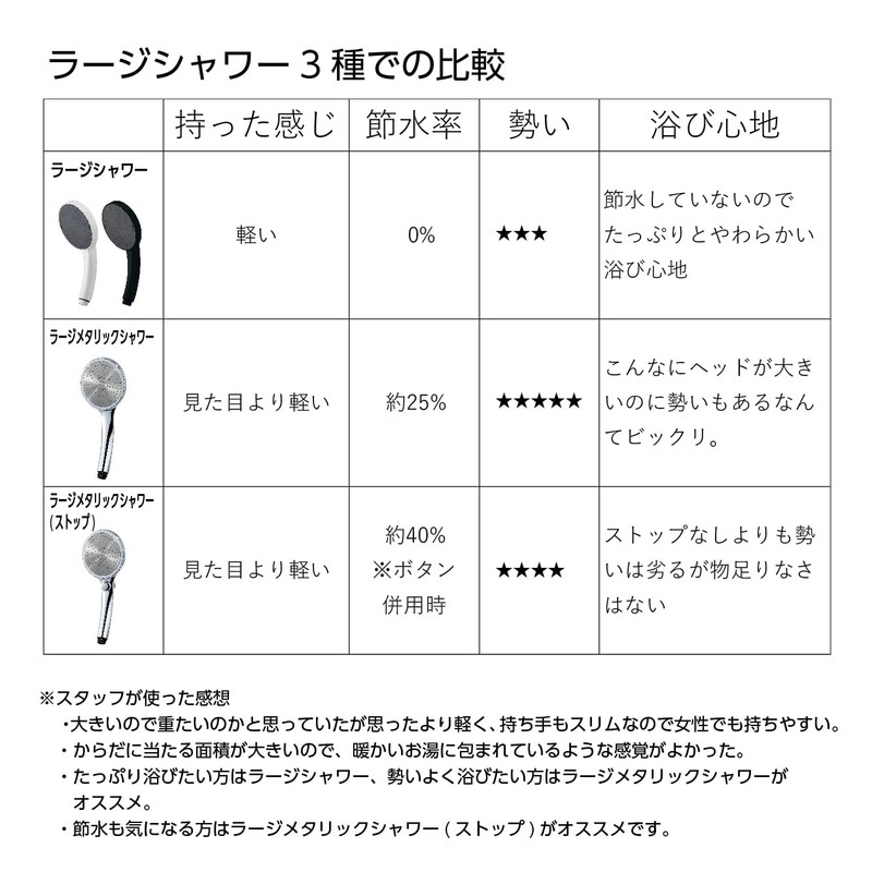 SANEI Shower Head, Large Shower Plate, Made in Japan, Generous