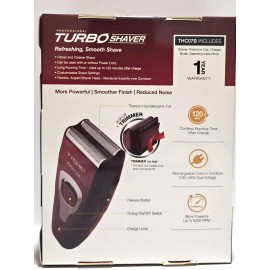 NICKA K Tyche Professional Turbo Shaver + Replacement Foil & Cutters THC07B