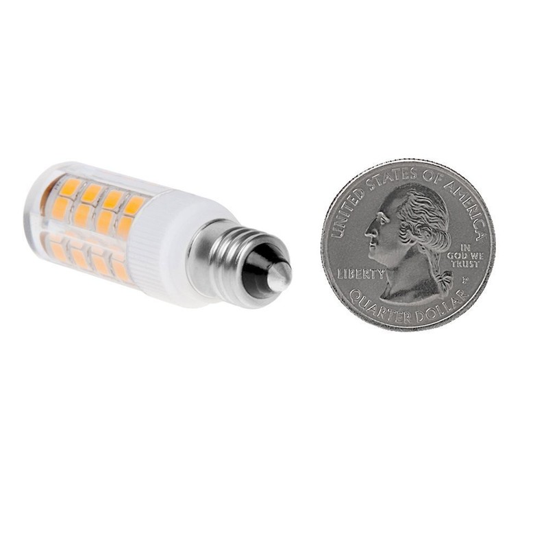 HERO-LED E12-51S-WW T3 Candelabra E12 Base LED 120V Halogen Replacement