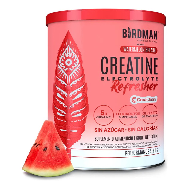 Birdman Creatine Refresher Creatina Monohidratada con Electrolitos, Magnesio y Vitaminas