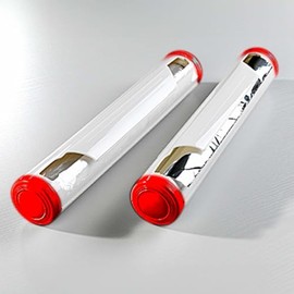 3 PAGEN® Foil Cutter Set of 2 for Aluminium or Cling Film, Aluminium Foil Dispenser 2 Pieces, Cling Film Dispenser, 2 x Foil Dispenser in Red/White, Size 34 cm