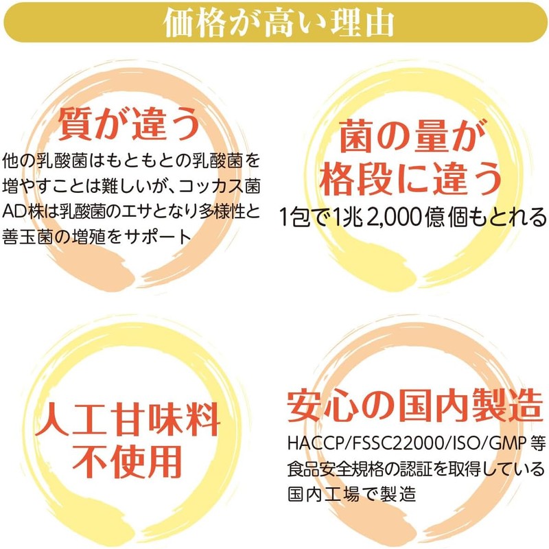  AD Strain Magic Lactic Acid Bacteria Supplement (Coccus/Inulin/AD Strain)