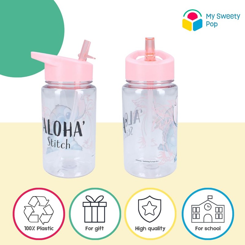 My sweety pop - Plastic Stitch Drinking Bottle - Children