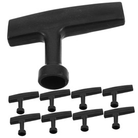 GRIRIW 10pcs Gasoline Engine Recoil Pull Handle Lawn Mower Starter Handle Replacement for Chainsaw