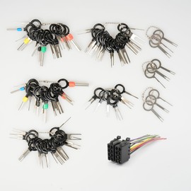 REJOECE Car Release Tool Pin Tool, 91 Pieces Terminal Removal Removal Tool Car Set, Universal Car Release Tool, Terminal Removal Tool Set