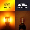 UPXSXT 2Pcs 1156 LED Bulb Amber, 7507 BAU15S Py21w Led