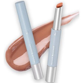 Heart Percent Dote On Mood Dewy Melting Lipstick High-Shine Glow & Wet Look Glossy Finish Lip Color, 01. Dewy Glow