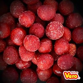 Pica Fresa Vero 100 Piezas Gomita Cubierta De Dulce Picoso