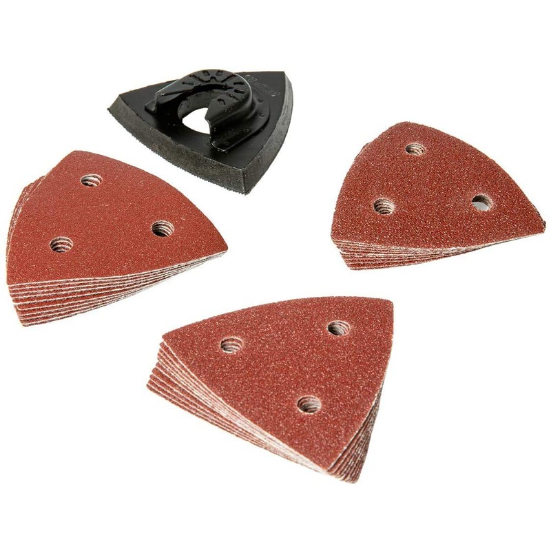 31PC Multi Tool Sanding Pads&Oscillating Sandpaper for Wood Grit 60/80/120,
