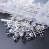 DiCUNO 1000pcs 3mm Light Emitting Diode LED Lamp Assorted Kit