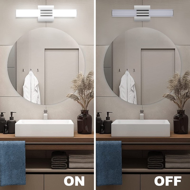 TRLIFE LED Vanity Light, Dimmable 8W 6000K Cool White Bathroom