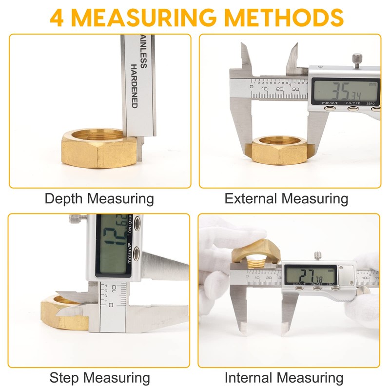 Digital Caliper, Sangabery 6 inch Stainless Steel Caliper Measuring Tool