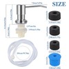 Dish Soap Dispenser for Kitchen Sink, Countertop Built in Sink