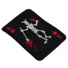 Uniquer 2PCS Red Ace of Black Pirate Edward Military Badge