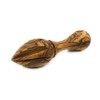 Hand Crafted Solid Olive Wood Lemon Squeezer with Unique Grain