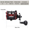 Sougayilang Trolling Reel Level Wind Conventional Reel Graphite Body Fishing