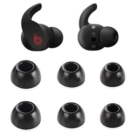 ALXCD Foam Ear Tips Compatible with Beats Fit Pro, S/M/L 3 Sizes 3 Pairs Soft Memory Foam Earbud Tips Replacement Foam Tips, Compatible with Beats Fit Pro SML Black