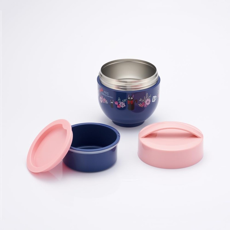 Skater LDNC6AG-A Antibacterial Insulated Lunch Box, Bowl Shape, Lunch Jar,