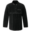 ANTAITHER Leather Welding Jacket with Open Back, Bib Apron with