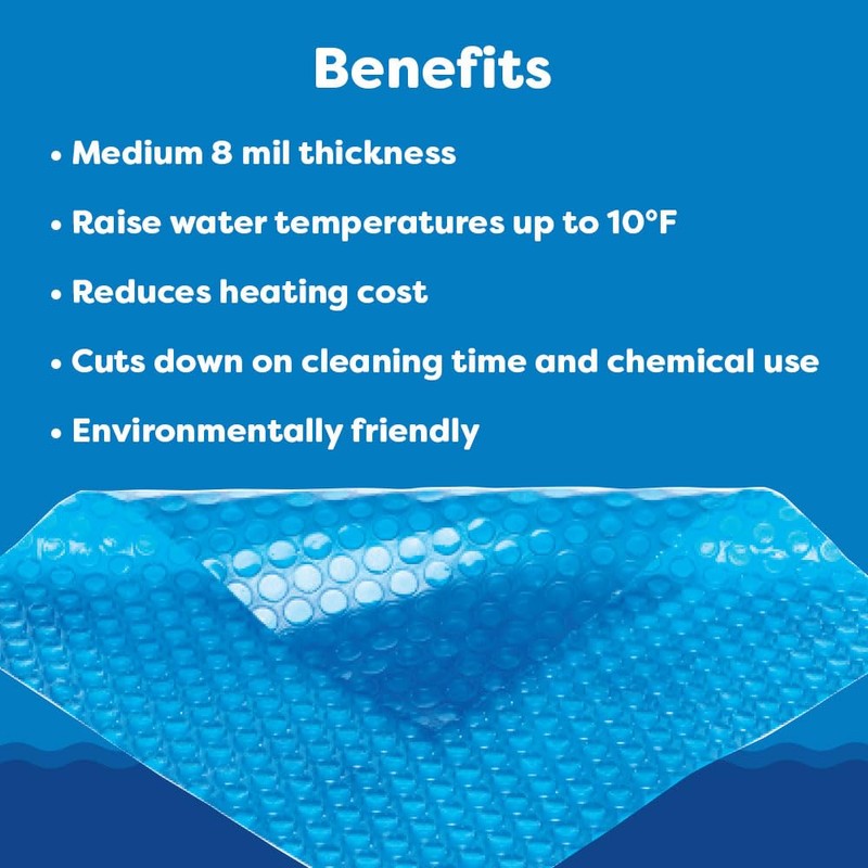 In The Swim 16' Standard Blue Round Solar Pool Cover
