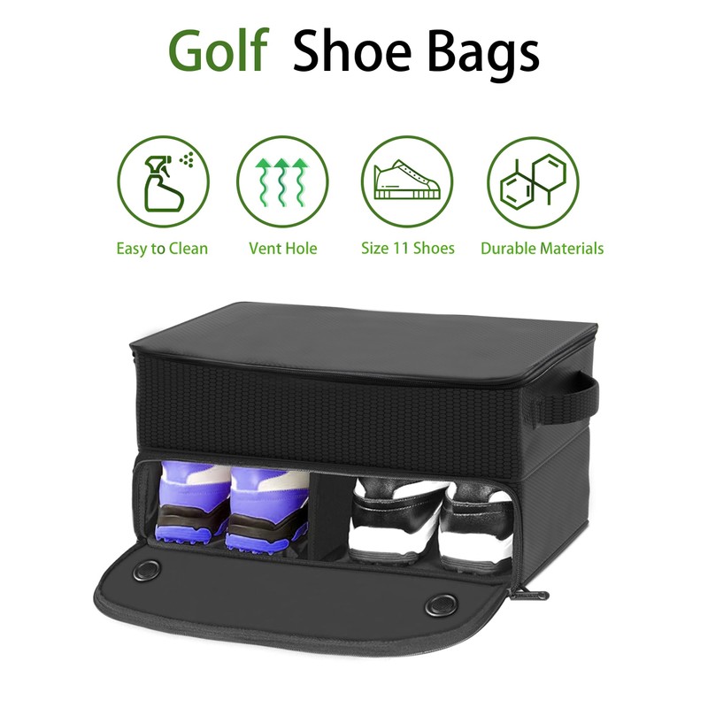 CAMPLAND 2 Layer Golf Trunk Organizer, Waterproof Car Golf Locker