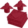 Erwin Müller Oberhausen Serviette Pack of 8 Jacquard Ruby Size