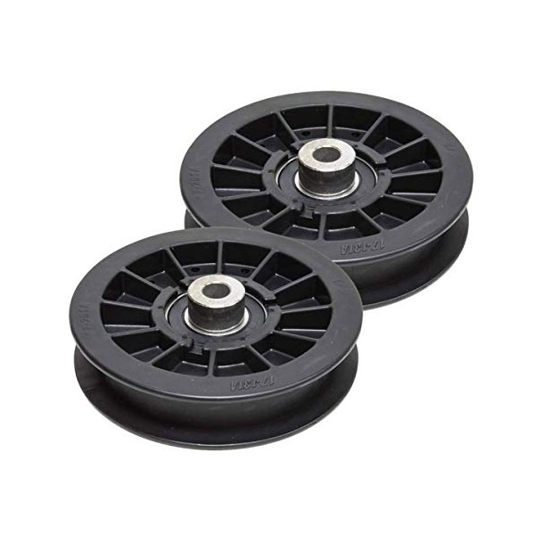 EPR 2PK Flat Idler Pulley Replacement for Exmark Toro 116-2456