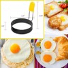2 Pack Stainless Steel Egg Rings, Round Non Stick Griddle