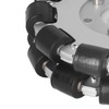 127mm Double Aluminum Omni Wheel with Bearing Rollers Omni Directional