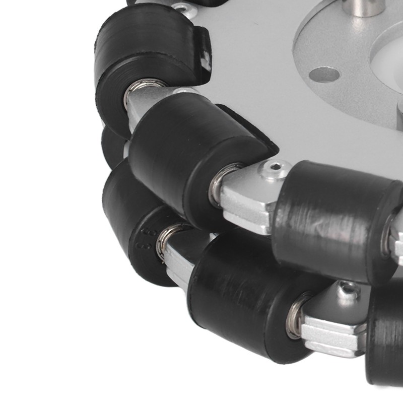 127mm Double Aluminum Omni Wheel with Bearing Rollers Omni Directional