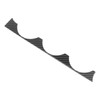 Car Air Conditioning Knob Panel Frame Trim Carbon Pattern Smooth