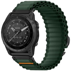 Nylon Quickfit 22mm Watch Band for Garmin Fenix 8 47mm/Fenix 7/7 Pro/6/6 Pro/5/5 Plus Band,Soft S-Hook Smartwatch Bands for Garmin Forerunner 965/955/945/935/Approach S62/S70/tactix 8 47mm/Descent G2