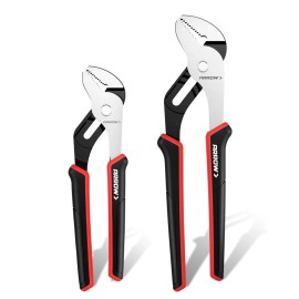 ARROW 2-Piece Adjustable Groove Joint Plier 8" 10" Carbon Steel Water Pump Plier