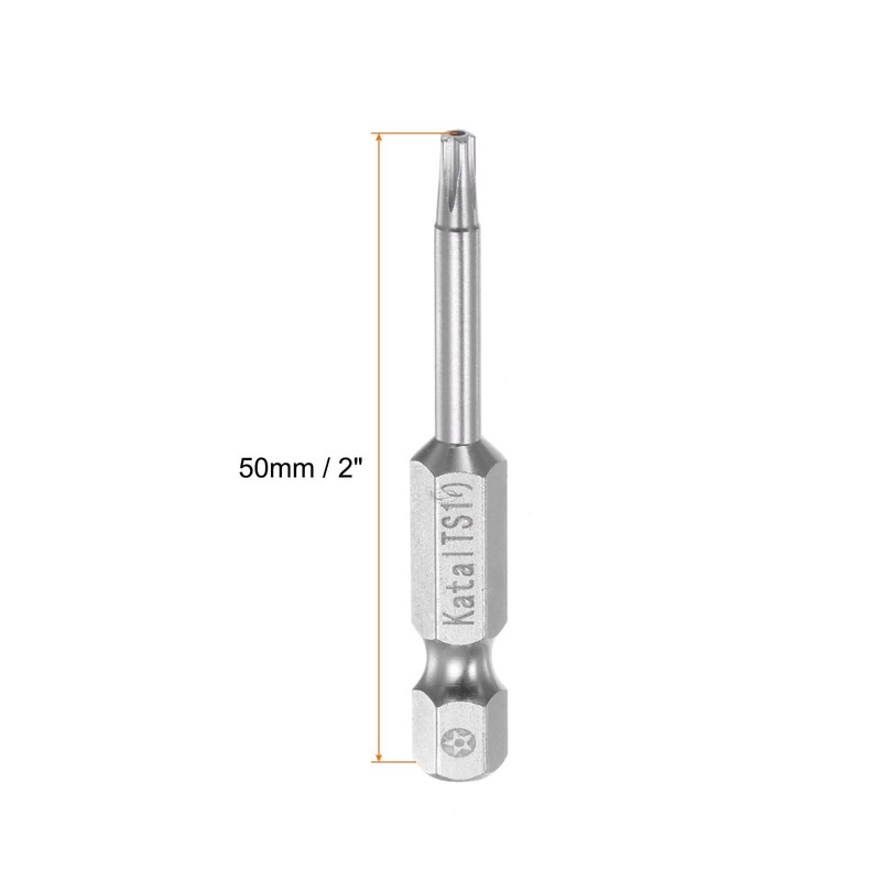 sourcing map 5pcs TS10 Magnetic Security Star 5 Point Screwdriver