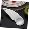 BIUDECO 2Pcs Stainless Steel Kiwi Cutters Spoons Effortless Digging Tool