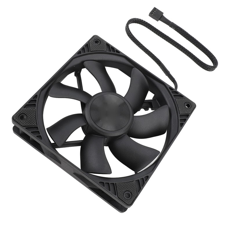 12V PWM Fan 800‑3000RPM 132CFM High Speed MFDB Bearing Silent
