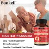 Bunkell Adrenal Support Supplement - Supports Healthy Adrenal Function 120