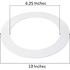 8 Pack Gloss Oversize Goof Trim Ring for Recessed Can