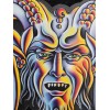 SKATEBOARD STICKER "RAM HEAD" 4 3/8 X 4 3/4" PLASTIC