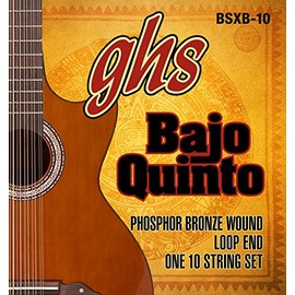 GHS Strings GHS PHOSPHOR BRONZE BAJO QUINTO Strings - Loop End (BSXB-10)