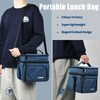 INSMEER 16L Lunch Bag, 2 Decks Lunch Box for Work
