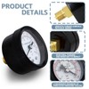 Innfeeltech 1 Pcs 40mm Well Pump Pressure Gauge BSP 1/8"